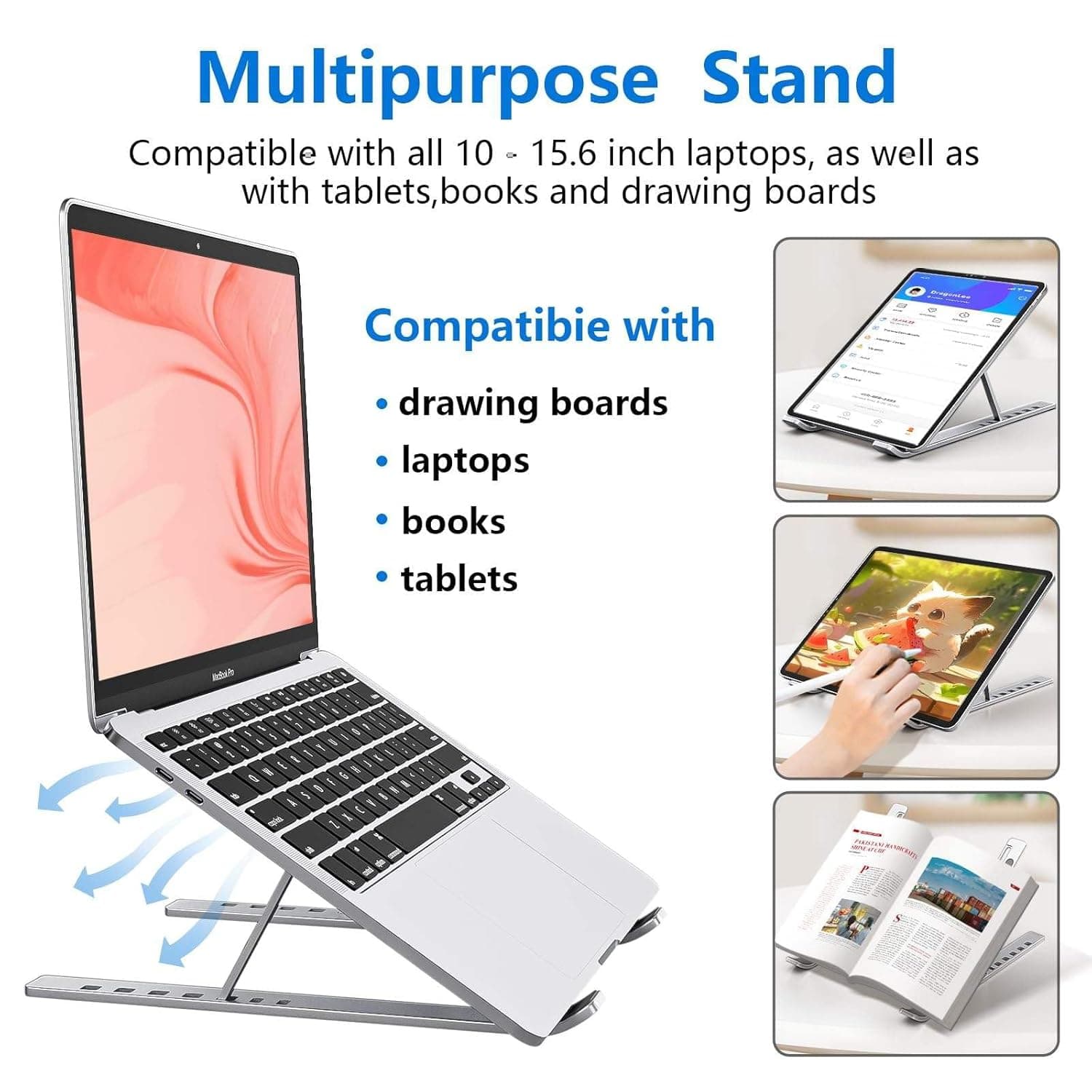 Aluminum Adjustable Laptop Stand