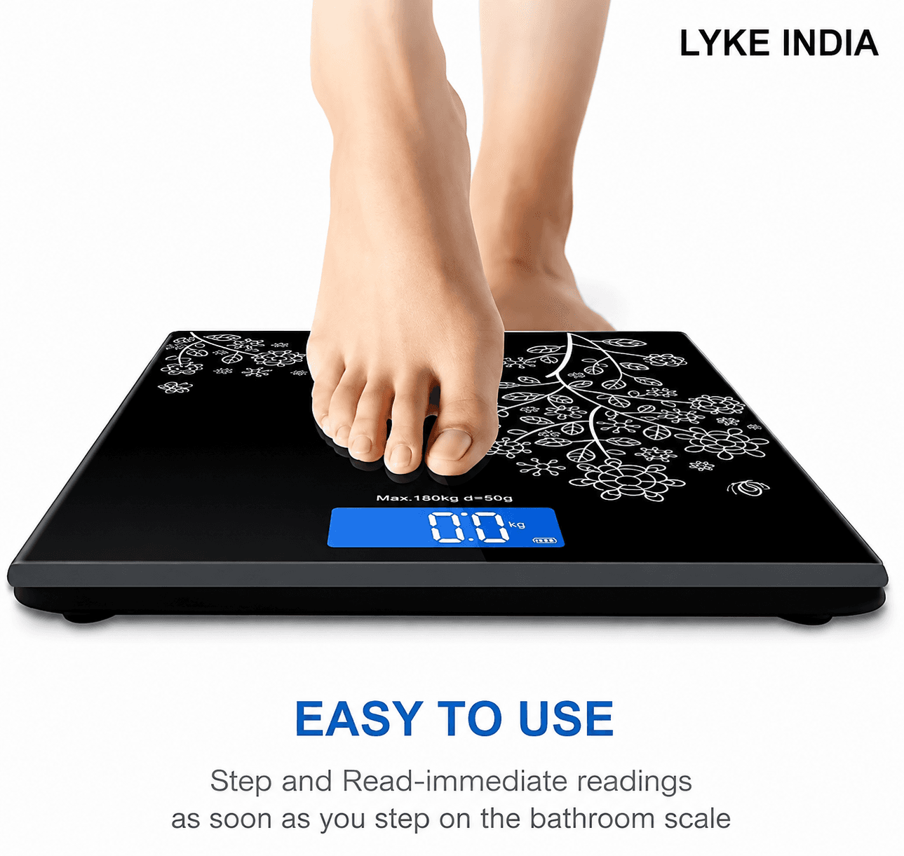 High-Precision Digital Bathroom Weighing Scale