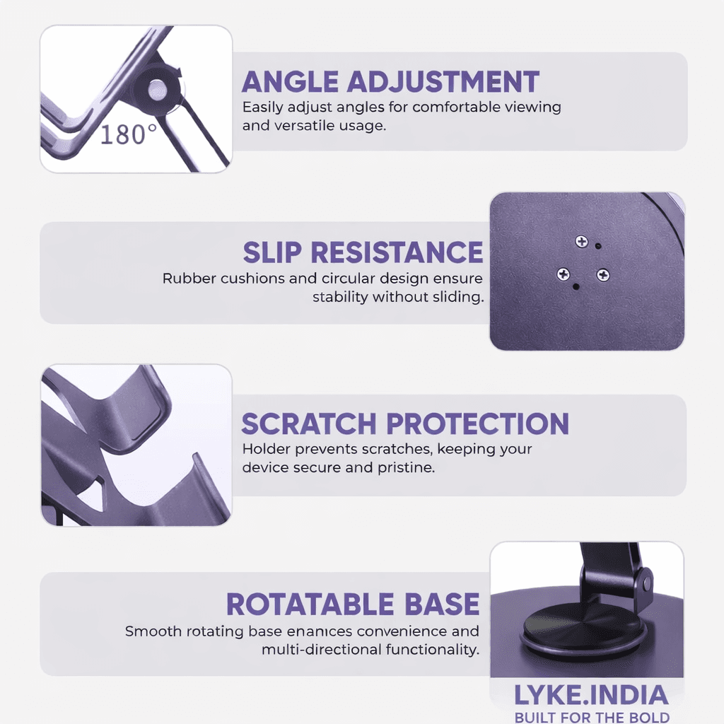 Premium 360° Rotating Foldable Device Stand